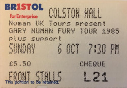 Bristol Ticket 1985